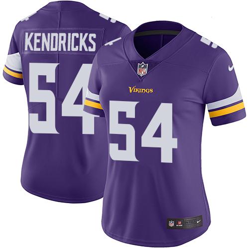 Women 2019 Minnesota Vikings 54 Kendricks purple Nike Vapor Untouchable Limited NFL Jersey